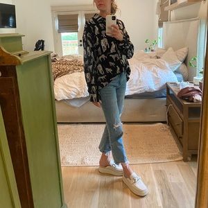 Rag & Bone - Logan Loafer in Antique White, Size 39/9